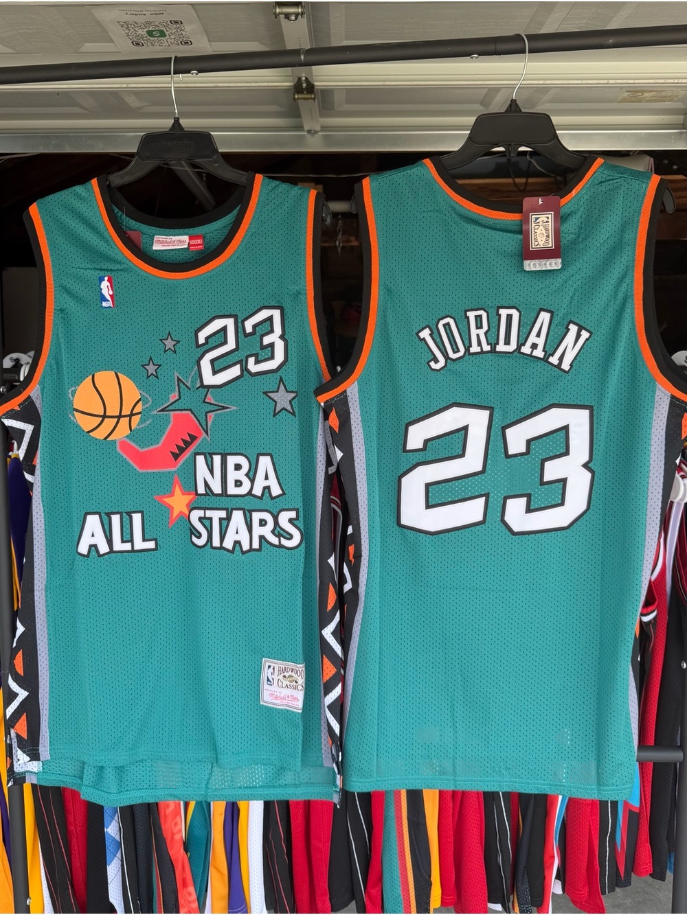 All star Jordan jerseys
